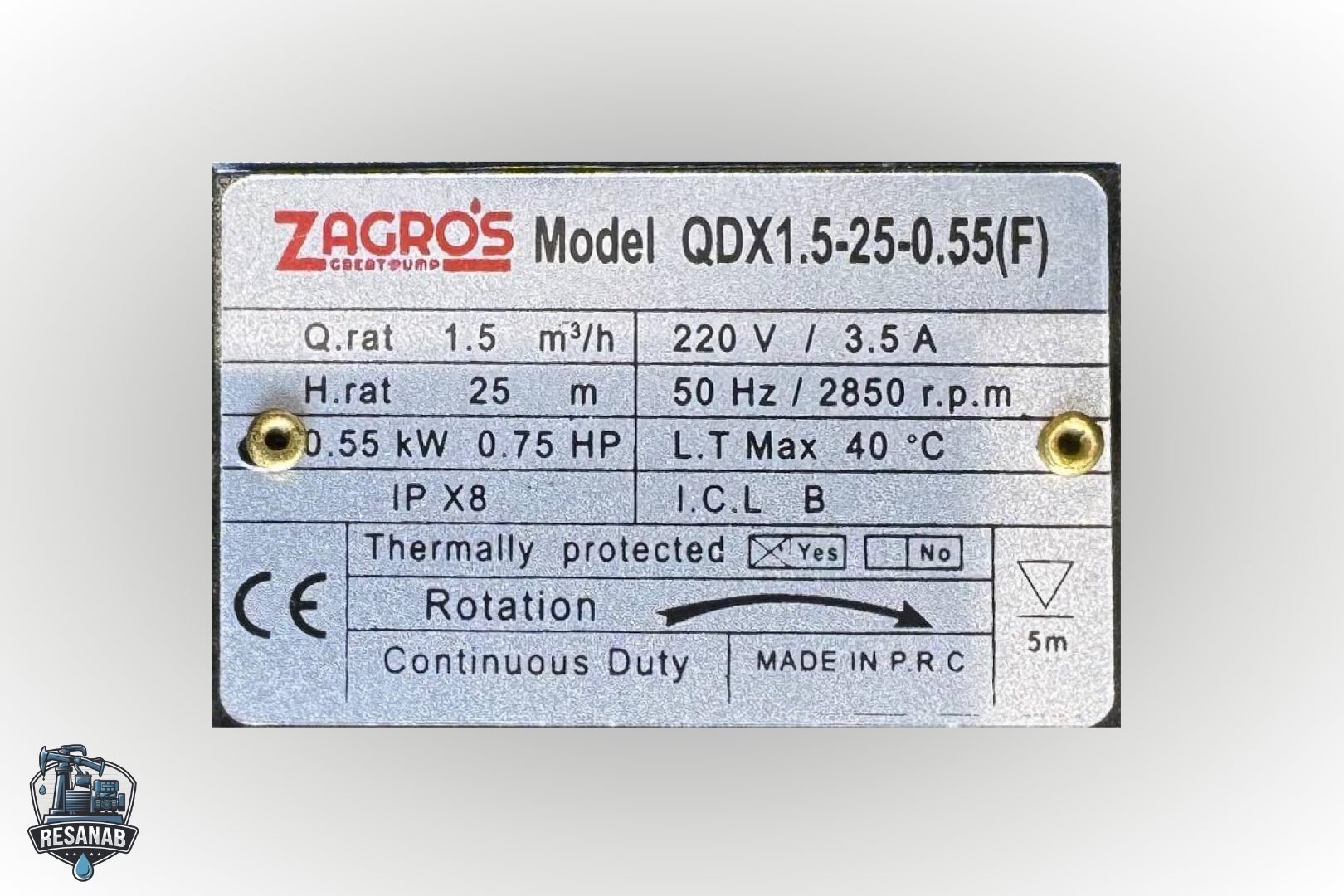 Zagros-QDX1.5-25-0.55F-03